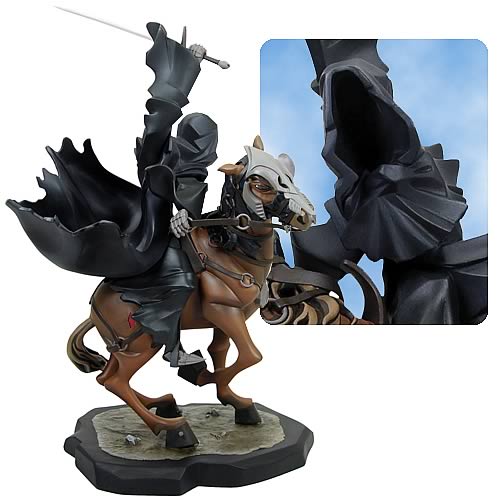 Lord of the Rings Ringwraith on Horse Animated Maquette